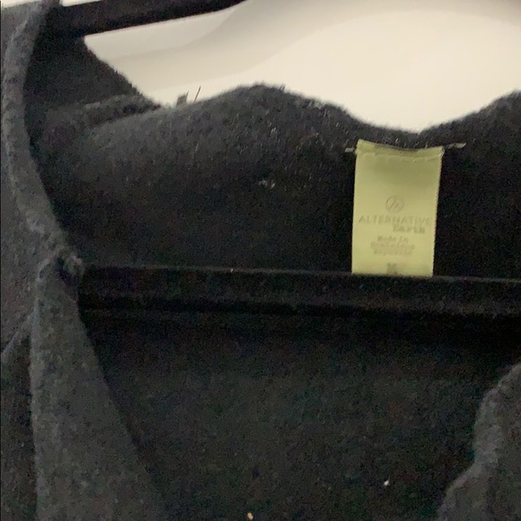 Alternative apparel black tunic sweatshirt - Picture 3 of 5